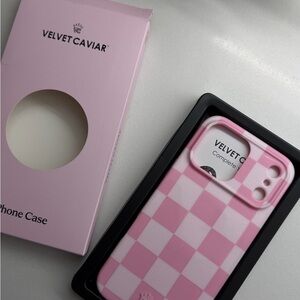 Velvet Caviar Pink Plaid Phone Case